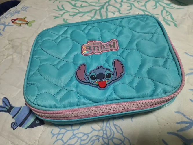 Kit Mochila de rodinha / lancheira e estojo para Escola