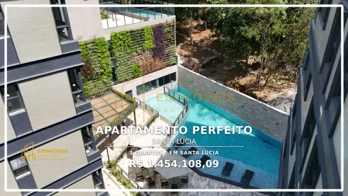 Apartamento em Santa Lúcia: Design Sofisticado e Áreas de Lazer Incríveis