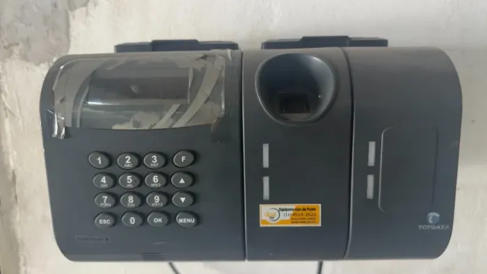 Relogio de Ponto topdata inner rep plus bio prox - Usado