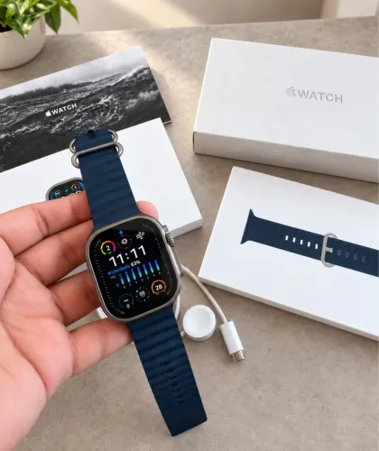 Apple Watch Ultra 2 49mm GPS + Cellular - 99% de bateria - Completo