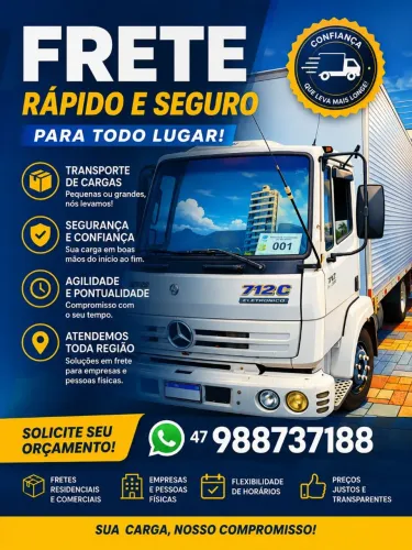 Frete mudanças