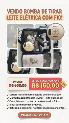 Bomba extratora de leite materno 