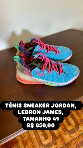 TÊNIS SNEAKER NIKE AIR JORDAN, TAMANHO 41/42