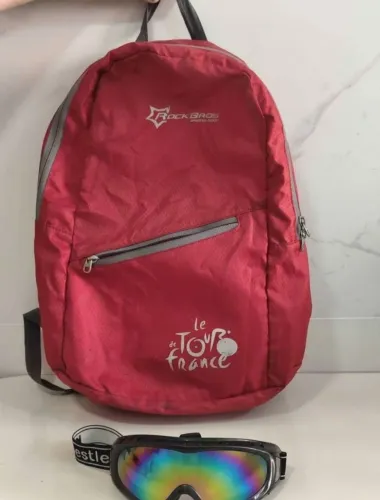Combo Esportivo: Mochila Dobrável Rockbros Tour de France + Óculos de Proteção<br>