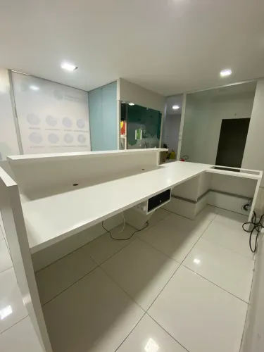 Balcão para recepção