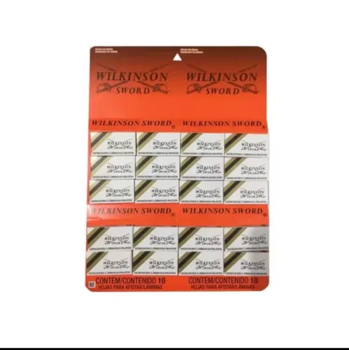 Cartela de Lâmina De Barbear Gilete Wilkinson Original Cartelas