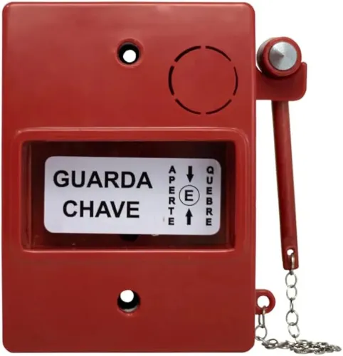 10 unidades <br>Guarda Chave Quebra Vidro Botoeira Com Martelo