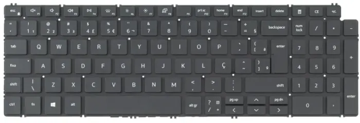 Teclado para Notebook Dell G15 5510 - Preto
