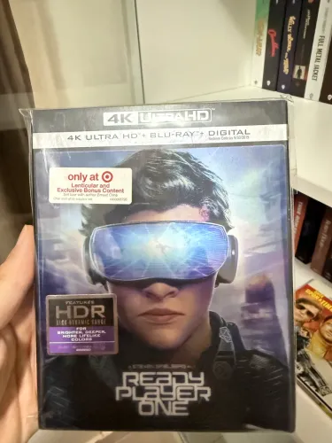 Blu ray 4k jogador número 1 luva lenticular