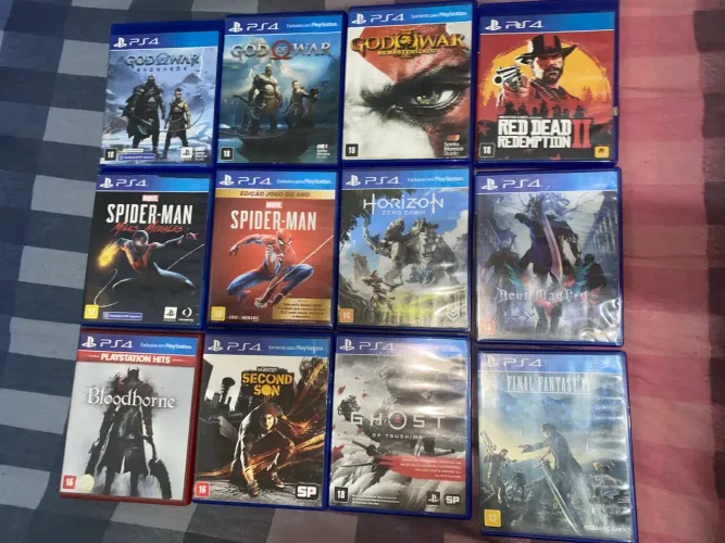 Jogos de PS4 impecáveis e no precinho ,se levar mais de um ainda tem um desconto