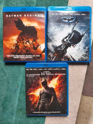 Trilogia Batman Blu-ray original 3 filmes