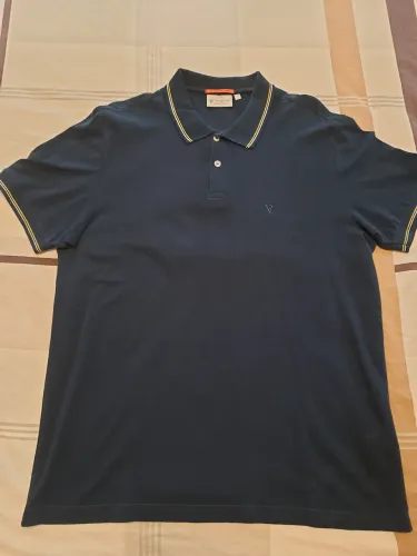 Camisa Polo VR Denim Regular Fit Azul