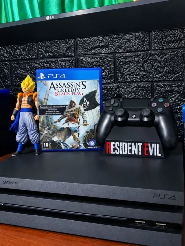 PS4 PRO 1TB com 14 jogos ( leia a descrição)