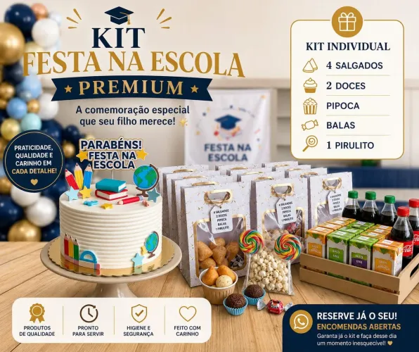 Kit FESTA NA ESCOLA