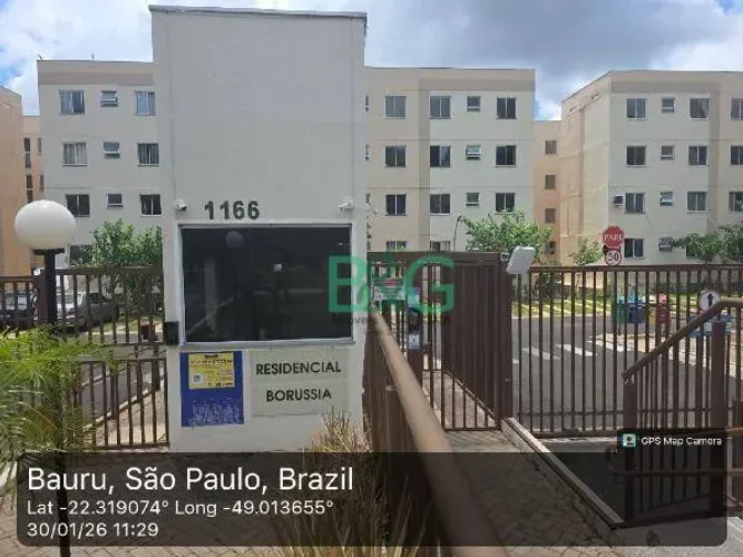 Apartamento com 2 dormitórios à venda, 39 m² por R$ 96.296,62 - Jardim Country Club - Baur