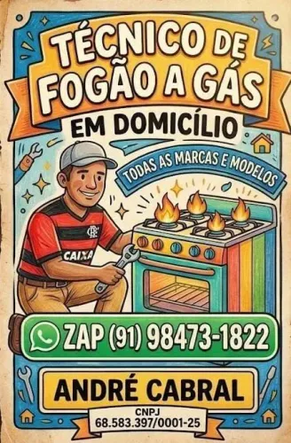 Concerto de todos os tipos de fogões
