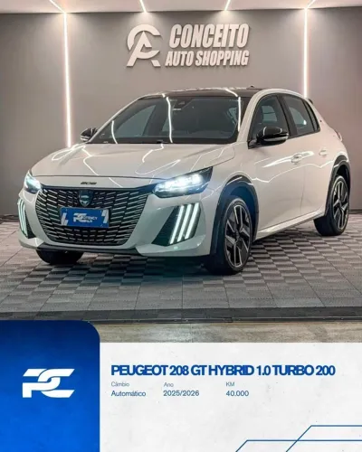 Peugeot 208 GT 1.0 TURBO 200 5P AUT. 2026