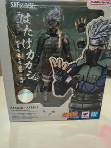 S.H.Figuarts Kakashi Hatake - Naruto Shippuden (Bandai Original) Completo na Caixa