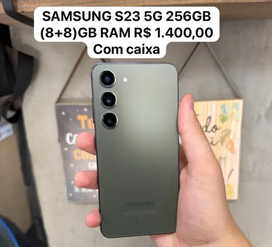 SAMSUNG S23 5G 256GB COM GARANTIA E BRINDES