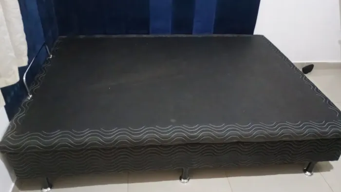 Base cama de casal baú