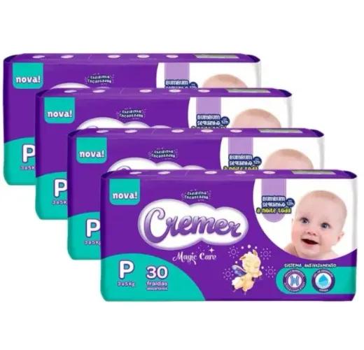 Kits com 4pct Fraldas