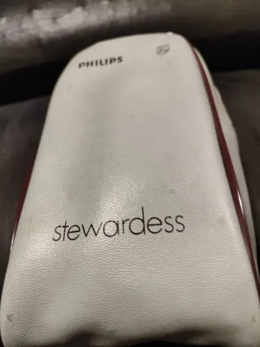 Ferro de passar antigo Philips de viagem