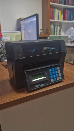 Impressora de Cheque Elgin Impre-Cheq Bivolt - Preta