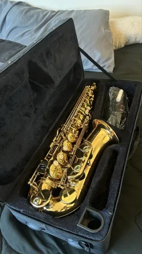 Saxofone Alto Profissional Vogga + Alça de pescoço