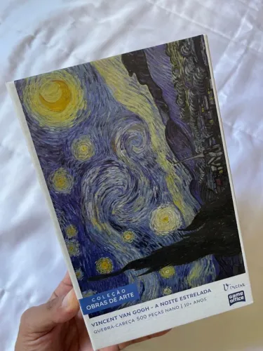 Quebra-Cabeça 500 Peças Van Gogh A Noite Estrelada | Decoração e Lazer Criativo