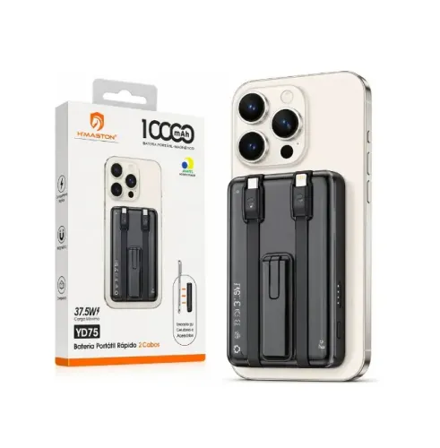 Carregador Portátil 10000mah Indução MagSafe Hmaston