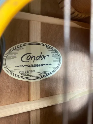 Violão Condor N75 elétrico Natural