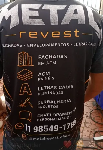 Fachada propaganda letra caixa.