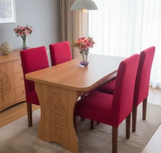 Mesa de jantar e cadeiras