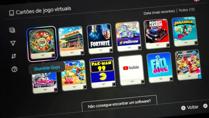 Conta Nintendo Switch com Mário Kart