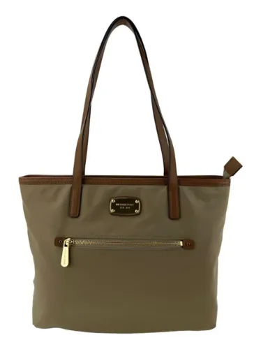 bolsa com alça michael michael kors montauk nylon marrom