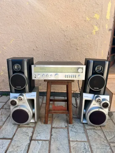 Som Receiver cce com 4 caixas de som