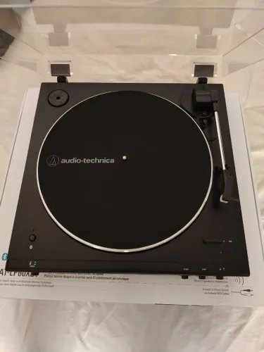Toca Discos Vinil Audiotechnica Atlp60x Bluetooth Auto Preto