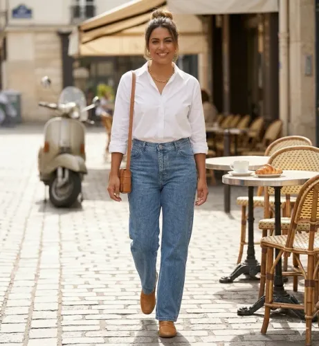 Calça jeans tam 46 azul Explorer