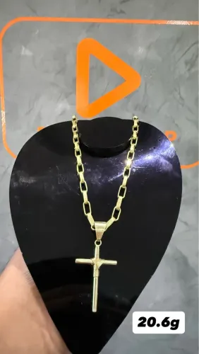 Corrente de Ouro com Pingente 20.6g