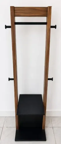 Cabideiro de Madeira para Bolsas, Roupas...