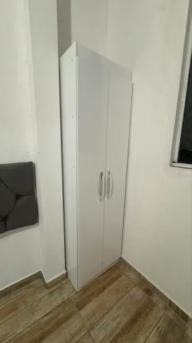 2 armários/ sapateira multiuso + armário lavanderia brinde