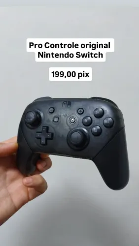 Pro controle Nintendo Switch 