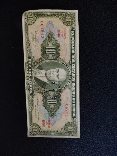 Nota 10 cruzeiros 