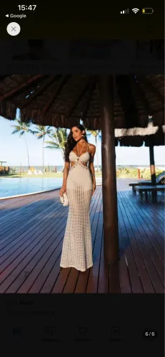 Vestido longo feminino