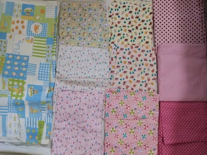 20 kg de tecidos diversos