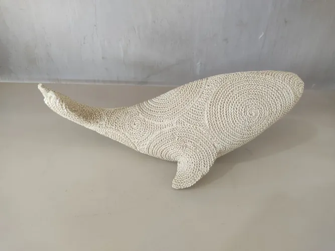 Baleia em gesso