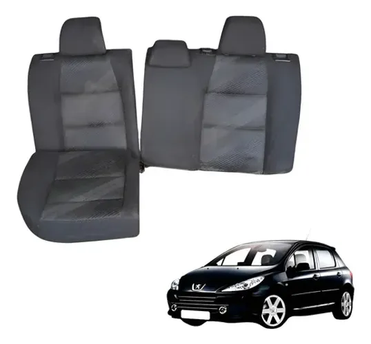 Encosto Banco Traseiro Peugeot 307 Sedan 1.6 2009 (usado) Preto