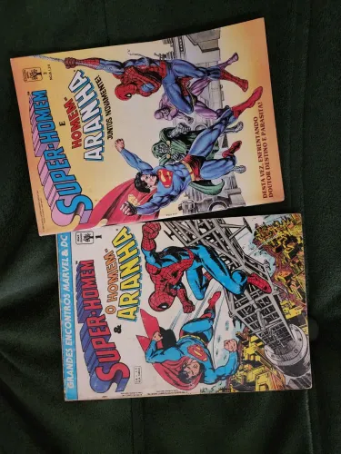 Super homem vs Homem aranha os dois encontros