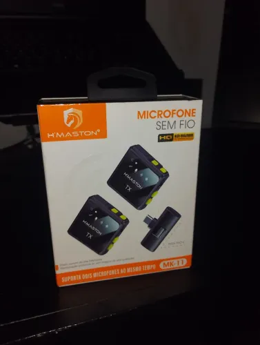 Microfone sem fio h'maston