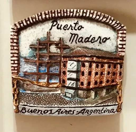 Puerto Madero - Buenos Aires - Argentina - imã de geladeira